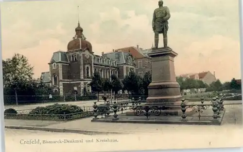 Krefeld Kreishaus Bismarckdenkmal *