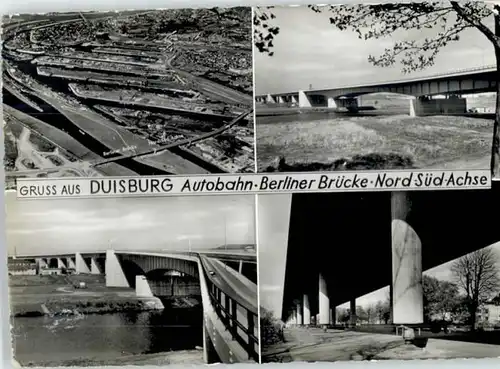 Duisburg Ruhr Duisburg Autobahn Berliner Bruecke x / Duisburg /Duisburg Stadtkreis
