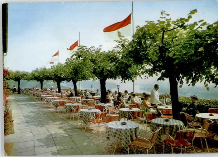 Linz Rhein Hotel Burg Ockenfels * Nr. we69102 oldthing Ansichtskarten