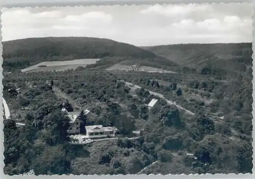 Boppard Fliegeraufnahme Gaststaette Forsthaus Kreuzberg *