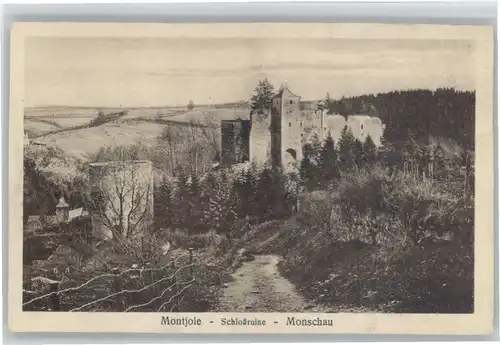 Monschau Montjoie Ruine *