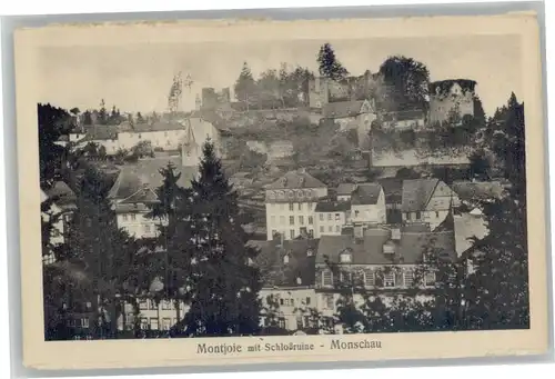 Monschau Montjoie Schlossruine *