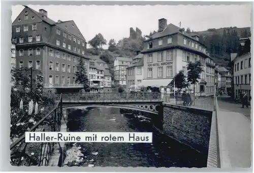 Monschau Rotem Haus Haller- Ruine *