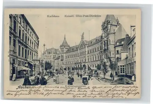 Aachen Kapuzinergraben Karlshaus Oberpostdirektion x