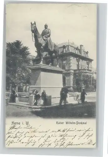 Herne Westfalen Herne Kaiser Wilhelm Denkmal x / Herne /Herne Stadtkreis