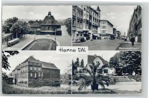 Herne Westfalen Herne Bahnhof Bahnhofstrasse Schloss Struenkede Parkhaus * / Herne /Herne Stadtkreis