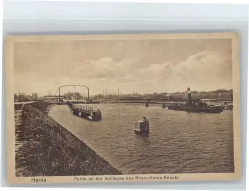 Herne Westfalen Herne Schleuse des Rhein Herne Kanals * / Herne /Herne Stadtkreis