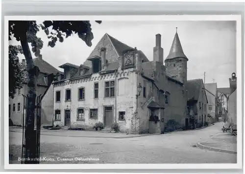 we85206 Bernkastel-Kues Bernkastel-Kues Cusanus Geburtshaus * Kategorie. Bernkastel-Kues Alte Ansichtskarten