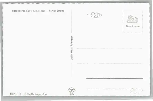 we85211 Bernkastel-Kues Bernkastel-Kues Roemerstrasse * Kategorie. Bernkastel-Kues Alte Ansichtskarten