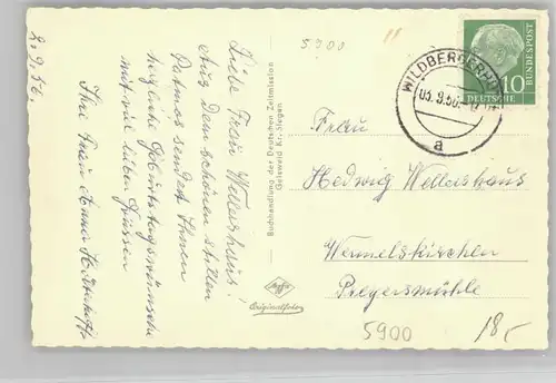 Siegen Westfalen Siegen Erholungsheim Patmos x / Siegen /Siegen-Wittgenstein LKR