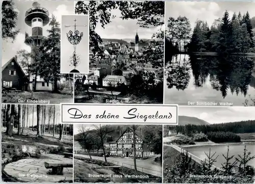 Siegen Westfalen Siegen Kindelsberg Siegquelle Haus Werthenbach Breitenbach Talsperre * / Siegen /Siegen-Wittgenstein LKR