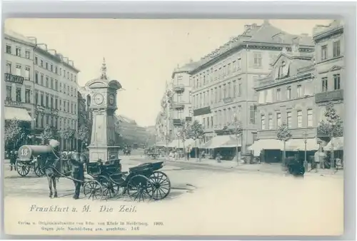 Frankfurt Main Die Zeil *