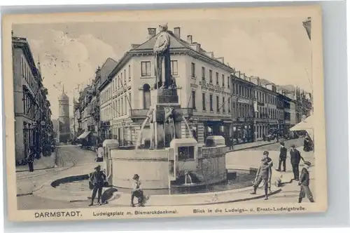 Darmstadt Ludwigsplatz Bismarckdenkmal x