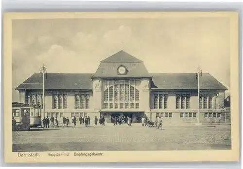 Darmstadt Hauptbahnhof Empfangsgebaeude *