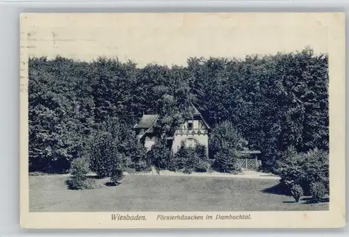 Wiesbaden Foersterhaeuschen Dambachtal x
