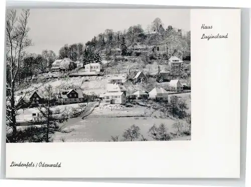 Lindenfels Odenwald Lindenfels Haus Luginsland * / Lindenfels /Bergstrasse LKR