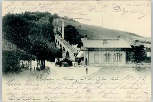 Wiesbaden Neroberg Zahnradbahn x