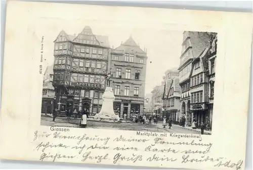 Giessen Lahn Giessen Marktplatz x / Giessen /Giessen LKR