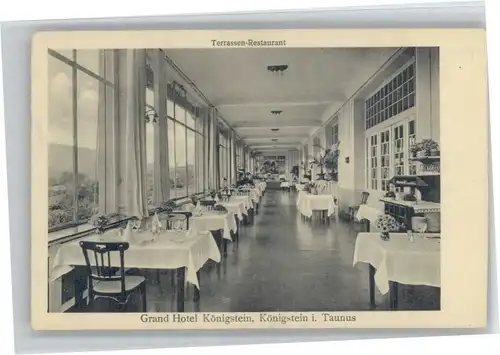 Koenigstein Taunus Grand Hotel Koenigstein Terrassen-Restaurant  *