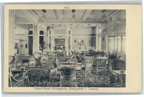 Koenigstein Taunus Grand Hotel Koenigstein Halle  *