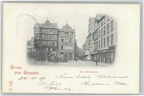 Giessen Lahn Giessen Marktplatz x / Giessen /Giessen LKR