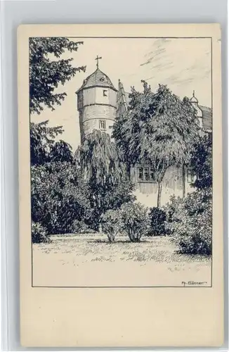 Giessen Lahn Giessen Altes Schloss Kuenstler Ph. Goenner * / Giessen /Giessen LKR
