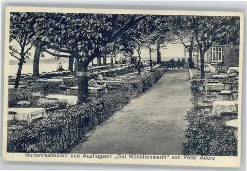 Duesseldorf Gut Moenchenwerth Gartenrestaurant *