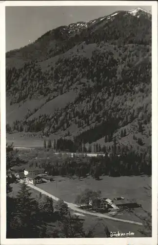 Bayrischzell [Stempelabschlag] Baeckeralm / Bayrischzell /Miesbach LKR