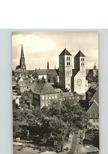 Muenster Westfalen Dom Lamberti / Muenster /Muenster Stadtkreis