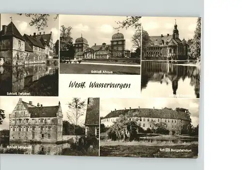 Muenster Westfalen Wasserburgen Schloss Ahaus Schloss Twickel Schloss Burgsteinfurt / Muenster /Muenster Stadtkreis