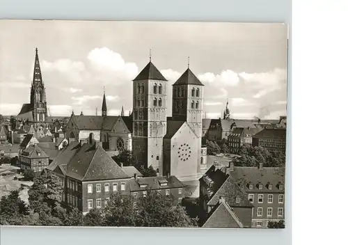 Muenster Westfalen Dom Lamberti Kirche  / Muenster /Muenster Stadtkreis