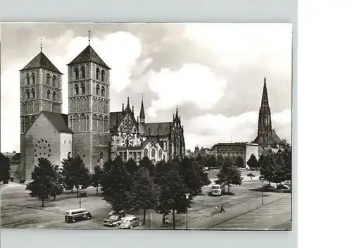 Muenster Westfalen Dom Lamberti Kirche  / Muenster /Muenster Stadtkreis