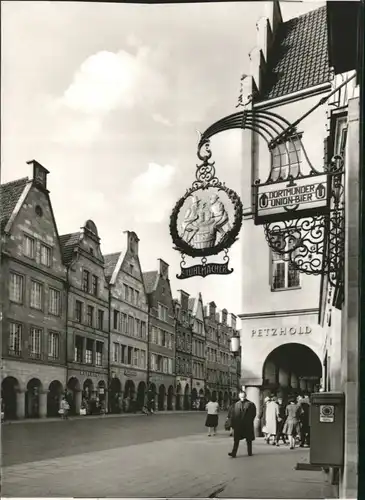 Muenster Westfalen Prinzipalmarkt / Muenster /Muenster Stadtkreis