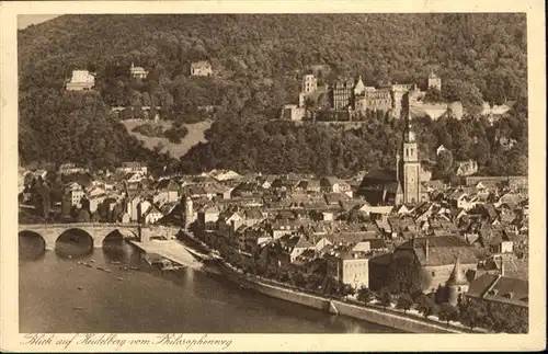 Heidelberg Neckar Philosophenweg / Heidelberg /Heidelberg Stadtkreis