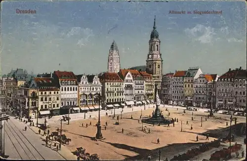 Dresden Altmarkt
Siegerdenkmal / Dresden Elbe /Dresden Stadtkreis