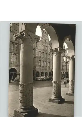 Muenster Westfalen Stadtweinhaus
Sentenzbogen
Prinzipalmarkt / Muenster /Muenster Stadtkreis