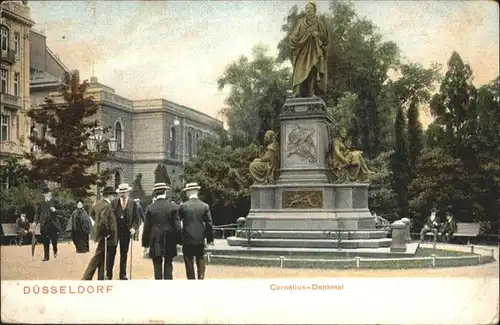 Duesseldorf Cornelius-Denkmal / Duesseldorf /Duesseldorf Stadtkreis