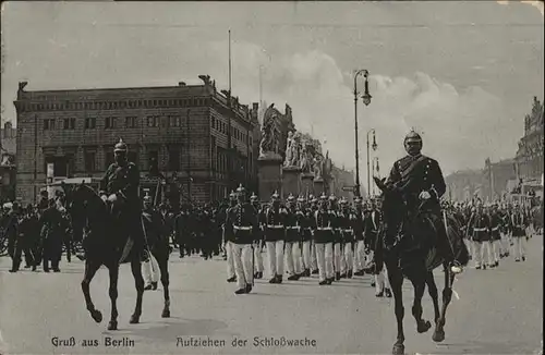 Berlin Aufziehen der Schlosswache / Berlin /Berlin Stadtkreis