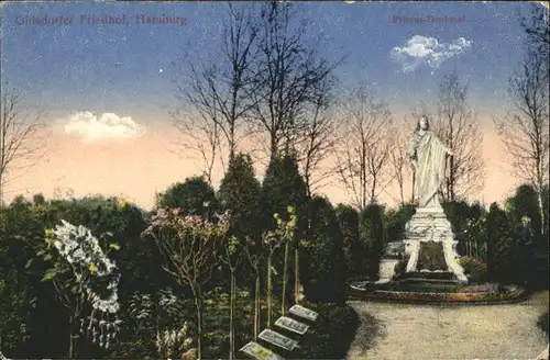 Hamburg Ohlsdorfer Friedhof Primus Denkmal  / Hamburg /Hamburg Stadtkreis