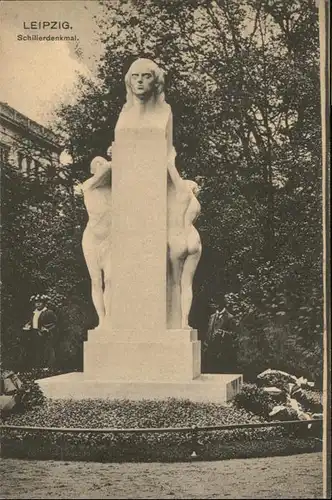 Leipzig Schiller Denkmal  / Leipzig /Leipzig Stadtkreis