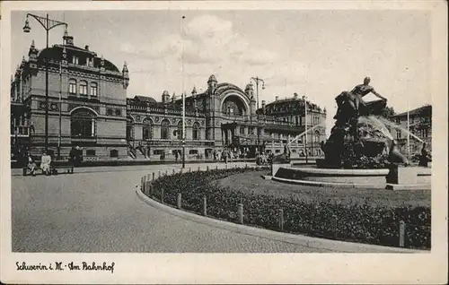 Schwerin Mecklenburg Bahnhof / Schwerin /Schwerin Stadtkreis