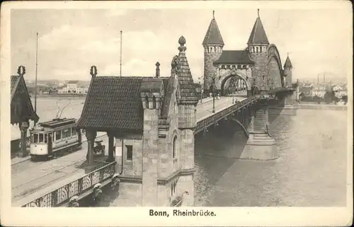 Bonn Rhein Rheinbruecke / Bonn /Bonn Stadtkreis