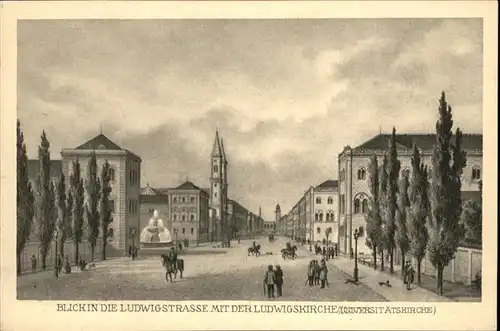 Muenchen Universitaet
Ludwigstrasse / Muenchen /Muenchen LKR