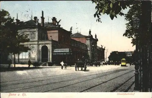 Bonn Rhein Bahnhof / Bonn /Bonn Stadtkreis