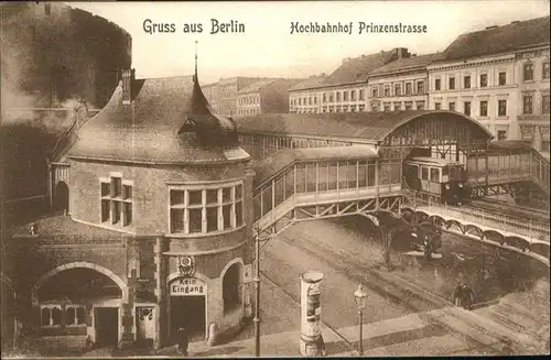 Berlin Hochbahnhof
Prinzenstrasse / Berlin /Berlin Stadtkreis