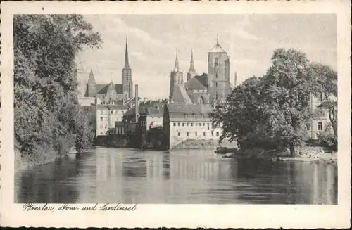 Breslau Niederschlesien Sandinsel / Wroclaw /