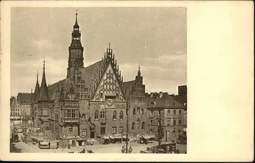 Breslau Niederschlesien Rathaus  / Wroclaw /