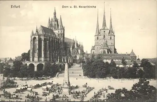 Erfurt Dom St. Severikirche / Erfurt /Erfurt Stadtkreis