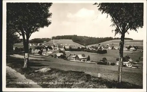 Schoenwald Schwarzwald Hoehenluftkurort / Schoenwald im Schwarzwald /Schwarzwald-Baar-Kreis LKR