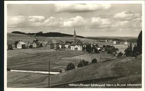 Schoenwald Schwarzwald Hoehenluftkurort / Schoenwald im Schwarzwald /Schwarzwald-Baar-Kreis LKR